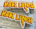 Kari Lynch Lightning Logo Sticker 
