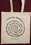 Cigarettes Lyric Tote Bag