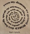 Cigarettes Lyric Tote Bag