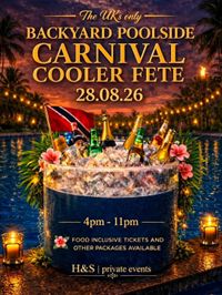 Exclusive Poolside Carnival Cooler Fete (Meal Inclusive)