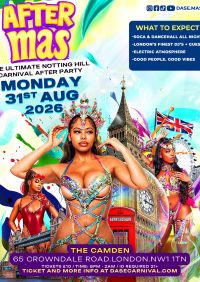 Aftermas 2026 - The Ultimate Notting Hill Carnival Afterparty