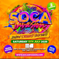 Soca Invasion - London's Biggest Summer Party!