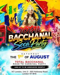 Total Bacchanal - Road To Carnival Soca Party 