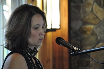 Danielle at The Boxberry School Silent Auction
