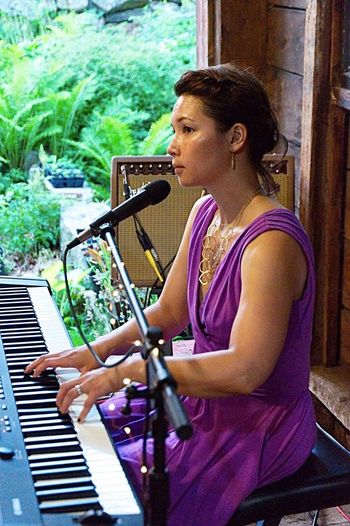 Danielle doing what she loves - McLaughlin Garden 7/24/17
