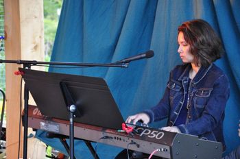 Danielle on keyboard and harmony
