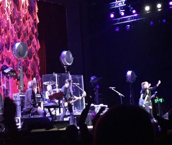 Ricky with The Pretenders
