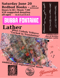 Bubba Fontaine at Redbud Books