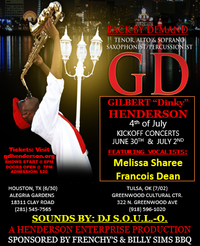 GD Henderson - 4th of July Kickoff Concerts - Houston, Tx.