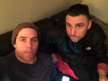 Friend and brother in San Francisco, New Year's Eve of 2016
