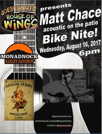 Matt Chace - acoustic on the patio