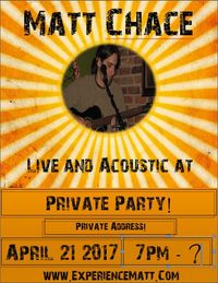 Matt Chace - solo & acoustic
