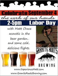 Matt Chace - acoustic in the beer garden