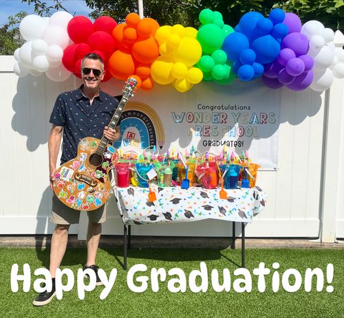 Music With Patrick preschool graduation performance