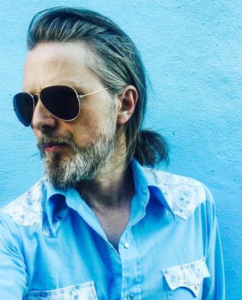 Grady in Brooklyn before a Skinny Dennis gig
