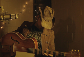 Cut'n guitar and vocals in the "Booth"
