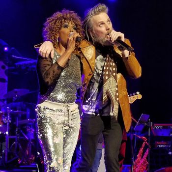 Ava Cherry (David Bowie) and Grady Hoss at the 4th annual "A Night of Stardust... a Tribute to David Bowie " at union Transfer in Philly 1/11/18
