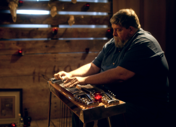 Dave Van Allen aka Jebodiah Barnswallow on the "Sad Machine"
