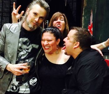 Grady Hang'n with fans and friends
