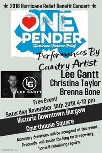 Pender County Hurricane Relief Concert