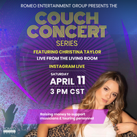 Couch Concert series featuring Christina Taylor