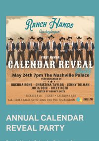 Ranch Hands Calendar Reveal