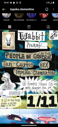 Topeka Clementine @ Humble Heart OB 