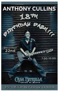 Anthony Cullins 18th Birthday Bash