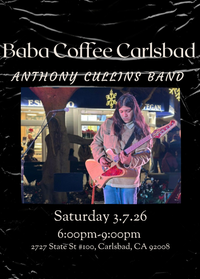 Anthony Cullins at Baba Coffee Carlsbad 