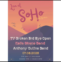 Anthony Cullins live at SOhO ! 