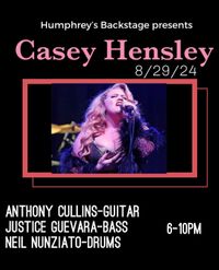 Casey Hensley feat. Anthony Cullins at Humphrey's Backstage Live 