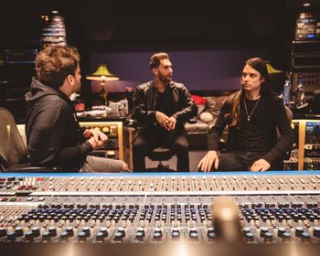 With Michael Todd and Jason Mater at Sphere Studios, LA June 2019
