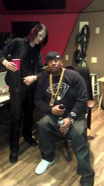 Working with E-40 at Black Diamond Studios
