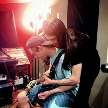 Giving love to ensure the best performance. With Joe McClain from Goldfoot. (2017?)
