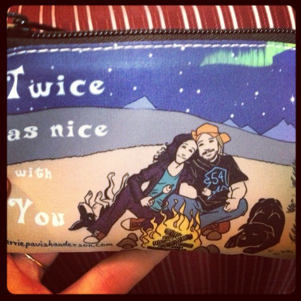 Twice as Nice Zip Pouch