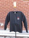 LS SKULL FRONT - BLACK (PLUS)
