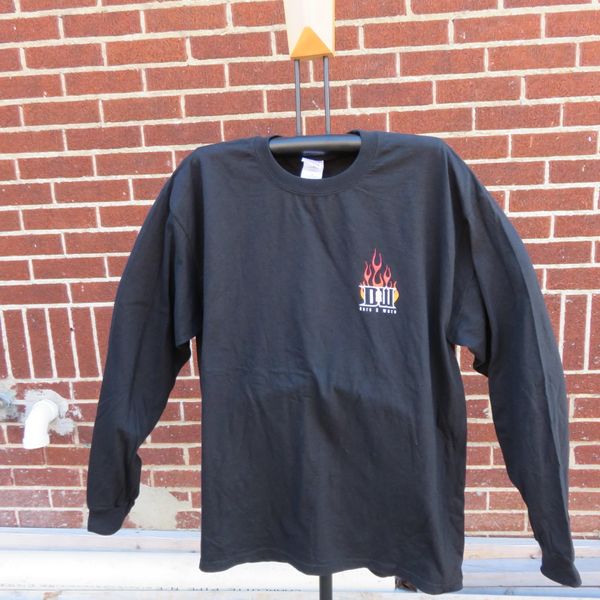 LS SKULL FRONT - BLACK (PLUS)