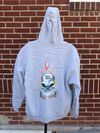 ZIP UP TRIPLE LOGO - ATHLETIC HEATHER (PLUS)