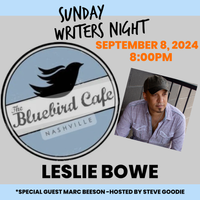Sunday Writers Night @ The Bluebird Cafe