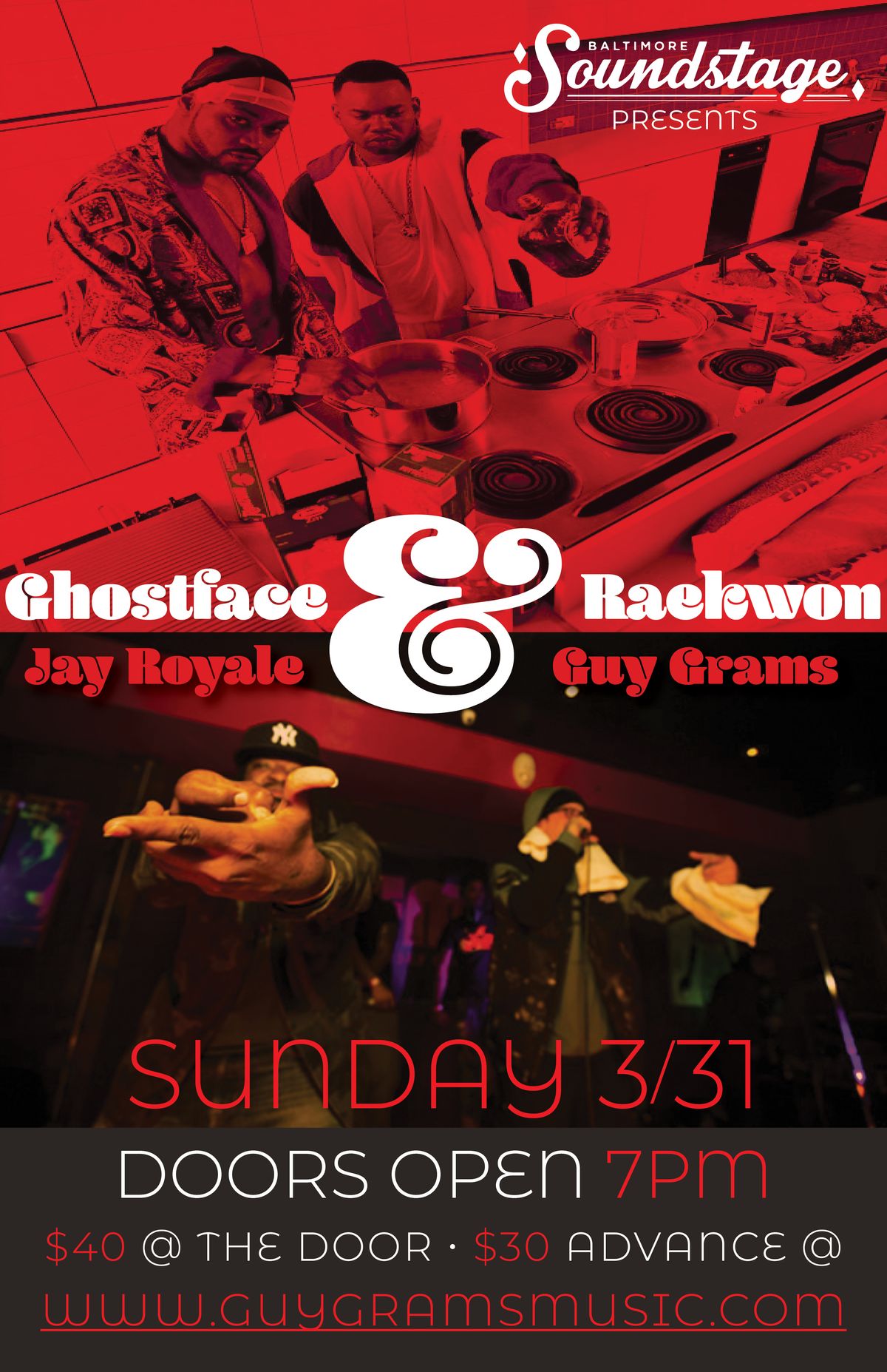 Advance Ticket Reservations To The Ghostface & Raekwon Show On March 31
