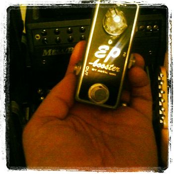 Xotic EP Booster with my F-30 Mesa
