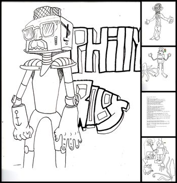 Captain T Logo Philly Robot Experiment
