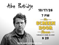 Abe Partridge @ The Screen Door Room