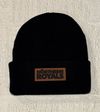 Toque w/ Faux-Leather Patch