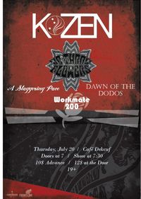 KOZEN / We Throw Flowers Summer 2017 Tour