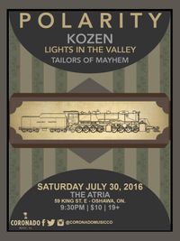 POLARITY w/ KOZEN presented by Coronado Music Co.