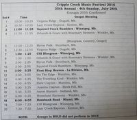 Cripple Creek - *Byron Falk & The Half Band*
