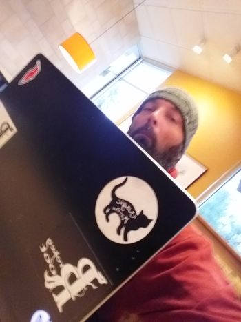 Getting some work done in Austin
