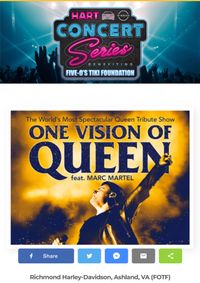 ONE VISION OF QUEEN feat. MARC MARTEL  - One of the world's most spectacular Queen Tribute Shows 