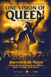 ONE VISION OF QUEEN feat. MARC MARTEL  - One of the world's most spectacular Queen Tribute Shows 